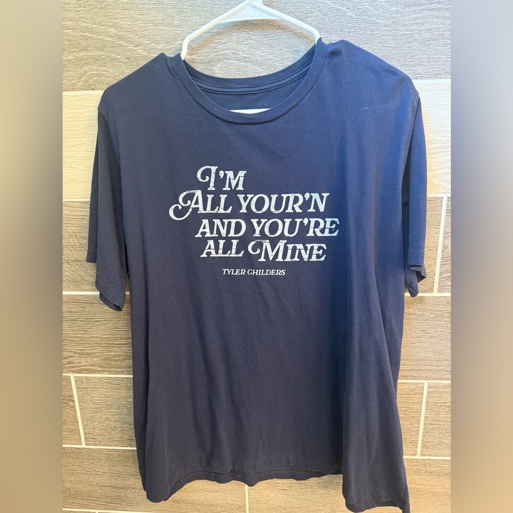 Women’s Tyler Childers I’m All Your’n And You’re All Mine Blue T-Shirt 2XL
